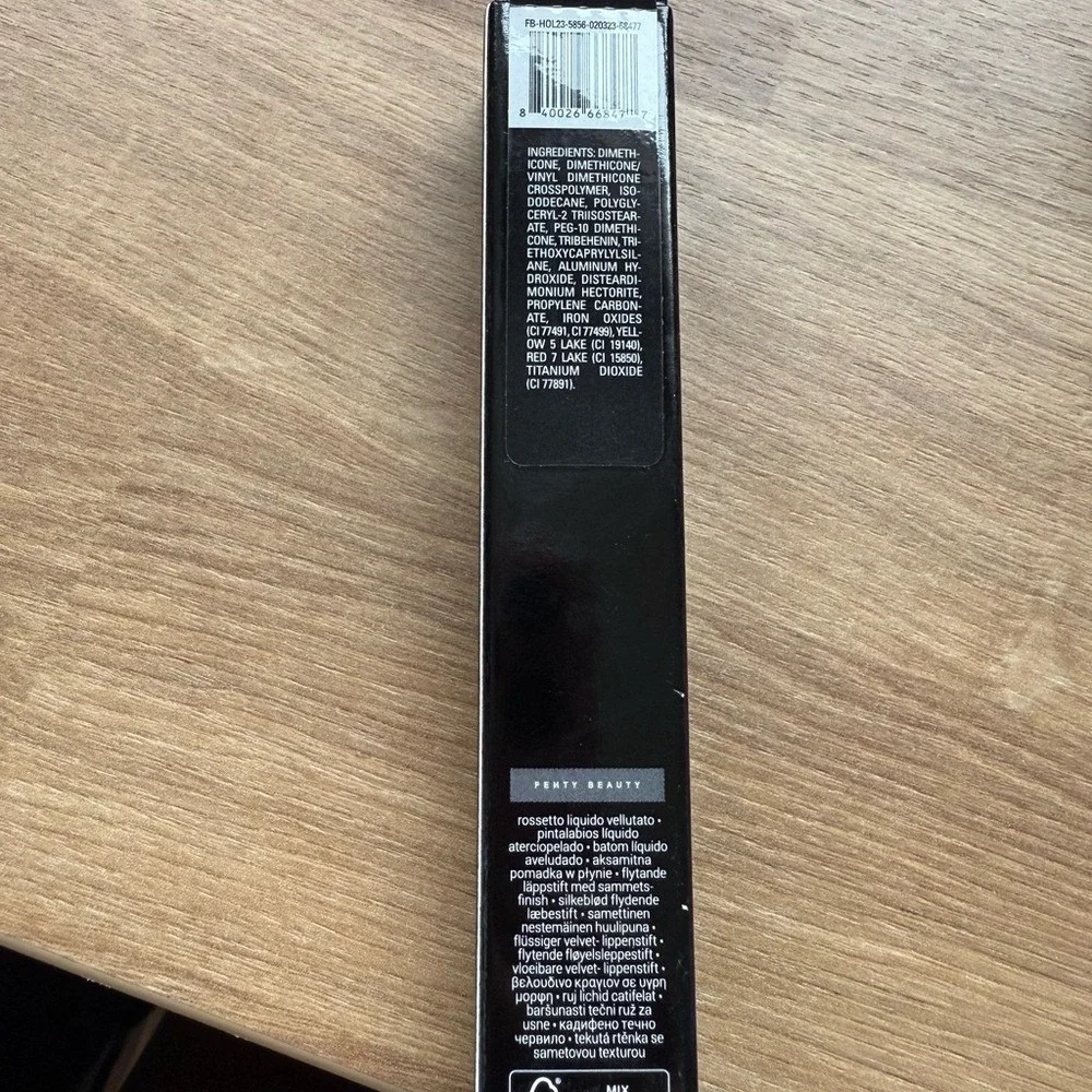 Fenty Icon Velvet Liquid Lipstick Fashion‎ Fiend 07 Warm Brown Matte 5.5g NEW